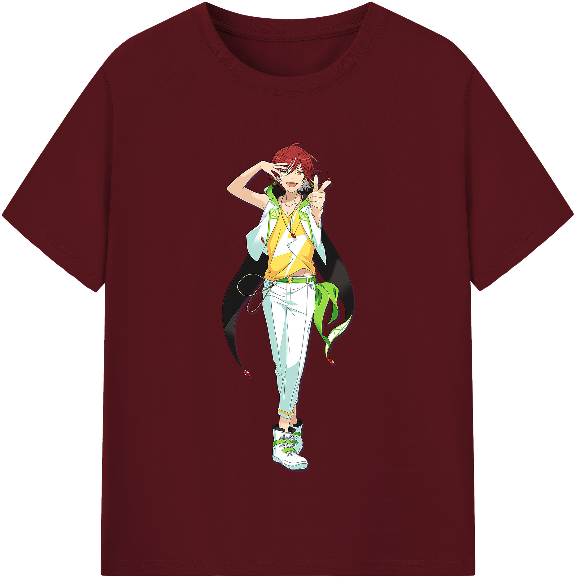 （画像用） あんさんぶるスターズ! Ensemble Stars 綿100％半袖Tシャツ（フロントプリント）